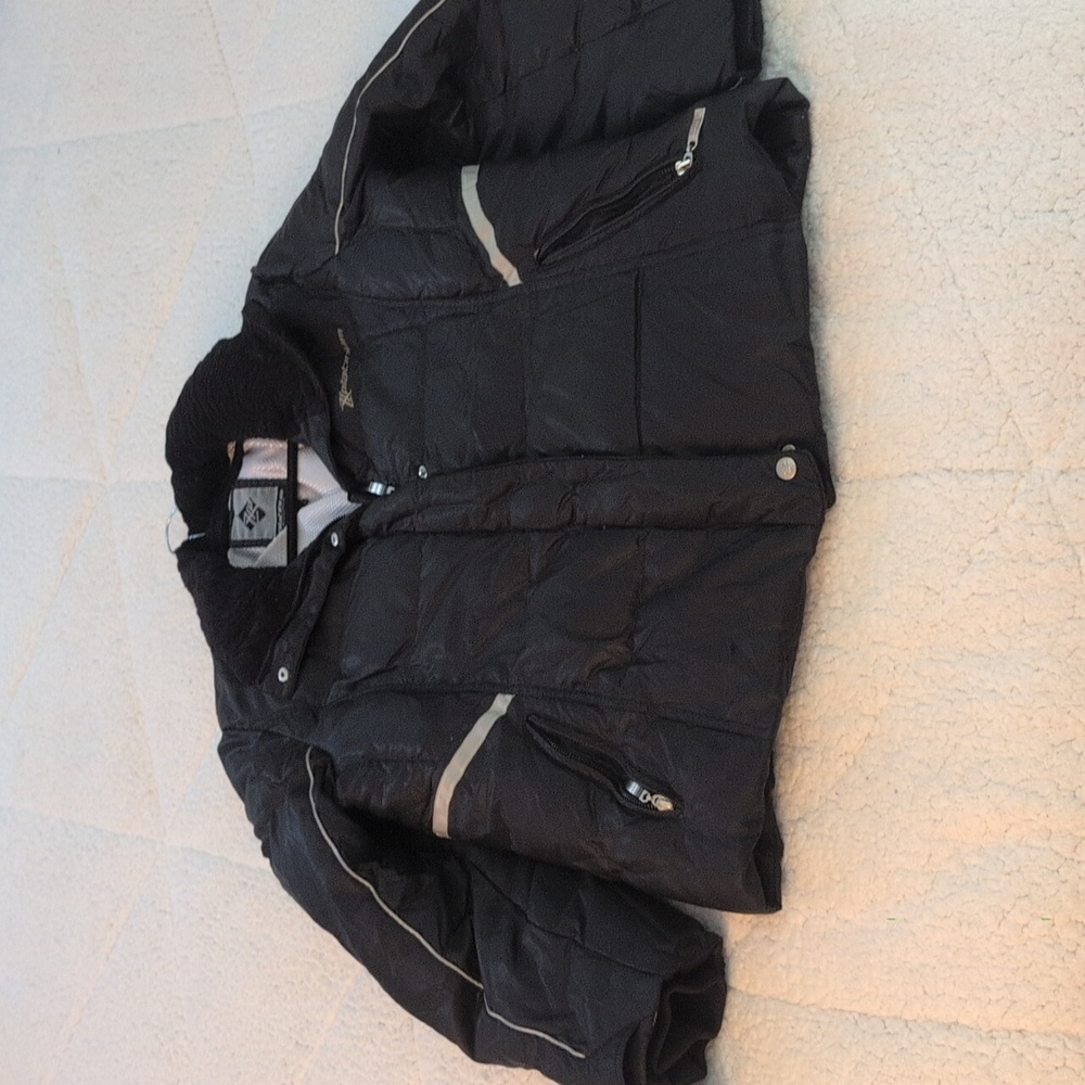 Platinum | Black Winter Jacket With Silver Details - Picture 9 of 16